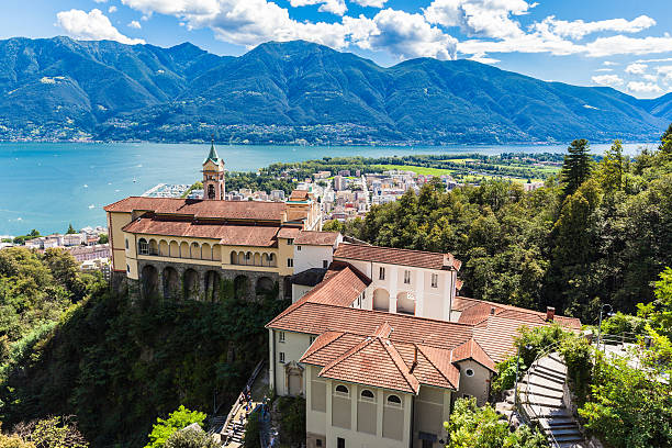 istock Madonna del Sasso Church 465053656