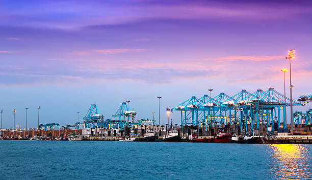 Evening view of  Port