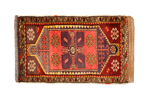 Colorful rug carpet texture