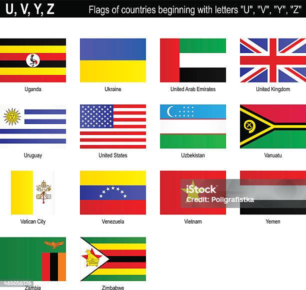 Ilustración de Banderas De Países De U V Y Z y más Vectores Libres de Derechos de 2015 - 2015, Bandera, Bandera de Emiratos Árabes Unidos