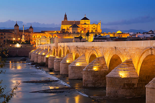 istock Roman bridge   in evening. Cordoba, Spain 465056218