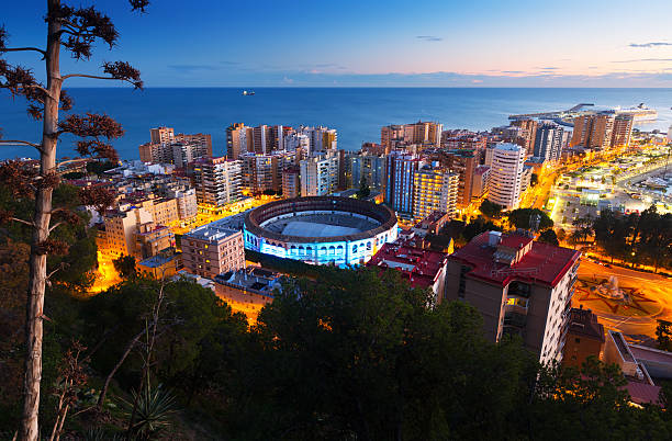 istock Sunset view of Malaga 465057168