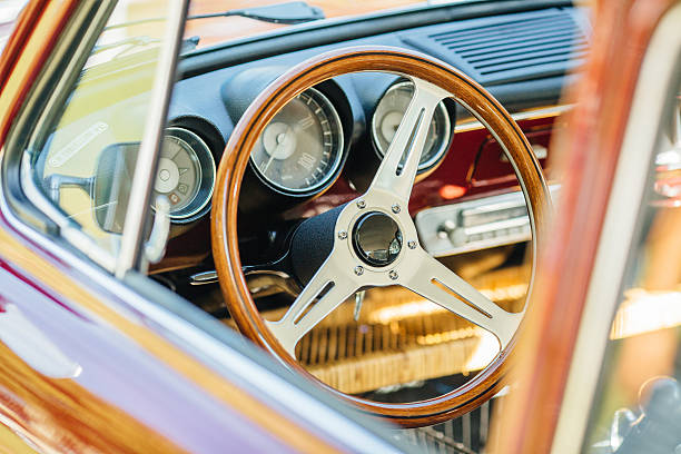 istock Vintage car Vehicle Interior 465060856