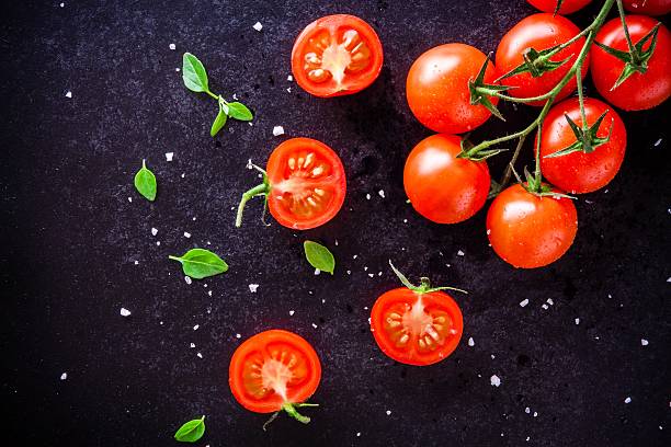 istock fresh organic cherry tomatoes with basil and sea salt 465061188