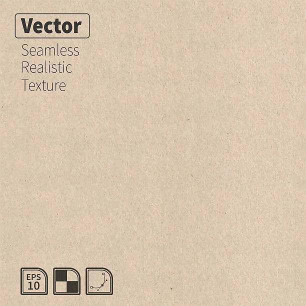 Vector seamless cardboard texture. Vector seamless cardboard texture. Phototexture for your design paper recycle stock illustrations
