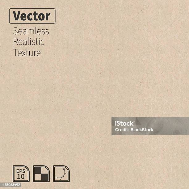 Vector Seamless Cardboard Texture Stock Illustration - Download Image Now - Textured, Paper, Backgrounds