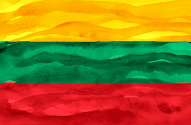 istock Painted flag of Lithuania 465064701