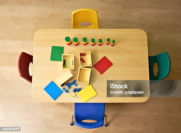 Montessori Stock Photo - Download Image Now - Architecture, Book, Chair