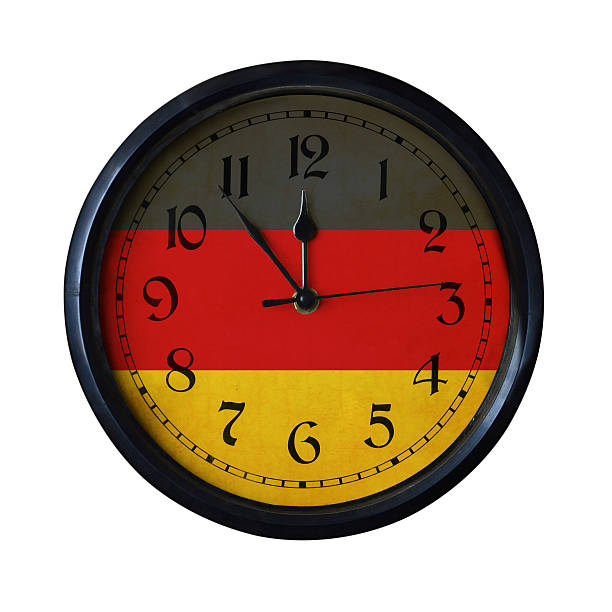 istock Germany Flag Wall clock - Watch port for same series 465065126