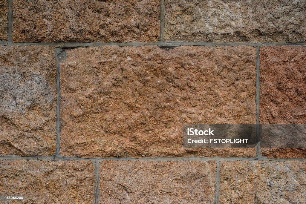 Wall of bricks Detail of wall of bricks 2015 Stock Photo
