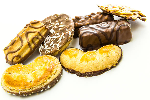 istock almond butter and plain biscuits with milk & dark chocolate 465065413