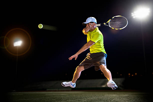 istock Mature tennis player 465066341