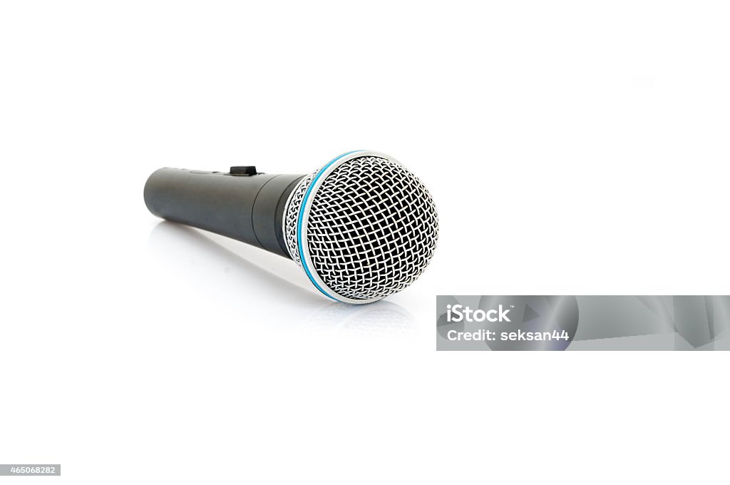 Mikrofon isolieren - Lizenzfrei 2015 Stock-Foto