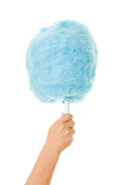 Blue Cotton Candy stock photo