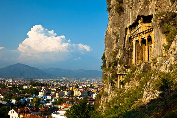 istock Lycian Rock Tombs - Fethiye, Turkey 465069612