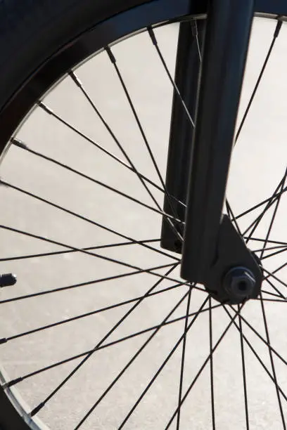 Photo of Bike wheel detail