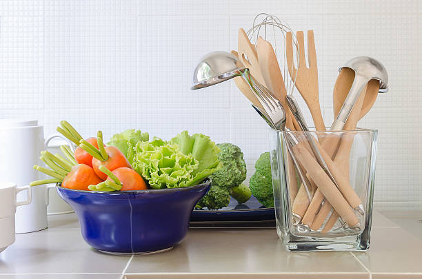 istock utensils in glass bottle on kitchen's counter 465070318
