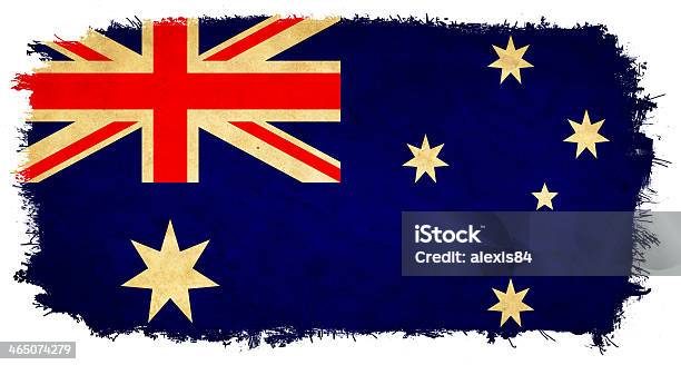 Australia Grunge Flag Stock Photo - Download Image Now - Abstract, Australia, Australian Flag