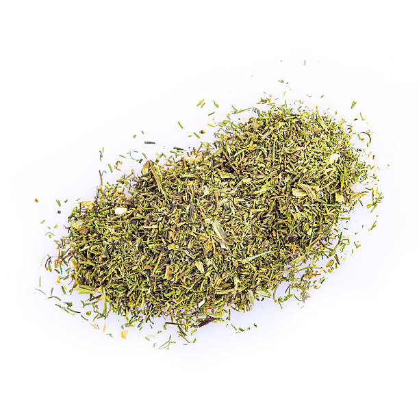 istock Dried dill isolated on a white background 465075474