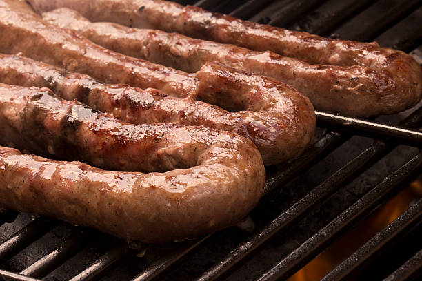 istock Boerewors on a gas braai 465075800