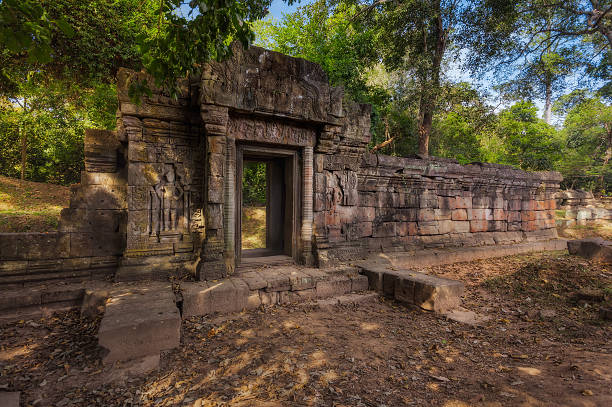 rovine di angkor thom, cambogia. - siem reap province foto e immagini stock