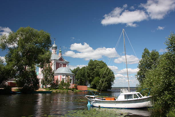 istock Pereslavl. Church on the river Trubezh 465076218