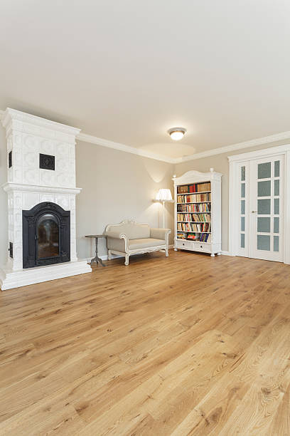 toskania-przestronny salon - home decorating living room luxury fireplace zdjęcia i obrazy z banku zdjęć