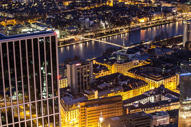 istock frankfurt am main germany cityscape at night 465077214