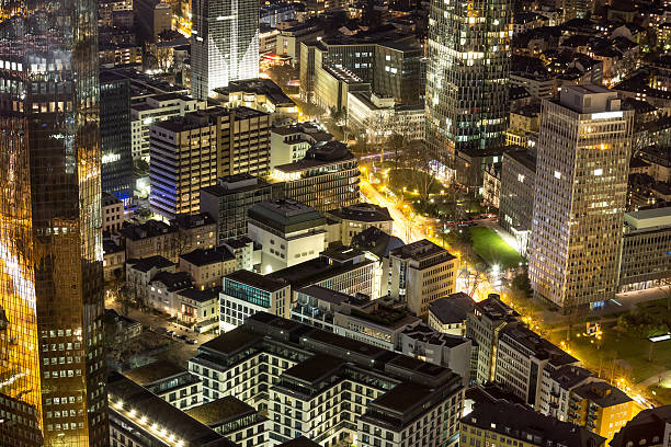 istock frankfurt am main germany cityscape at night 465077998