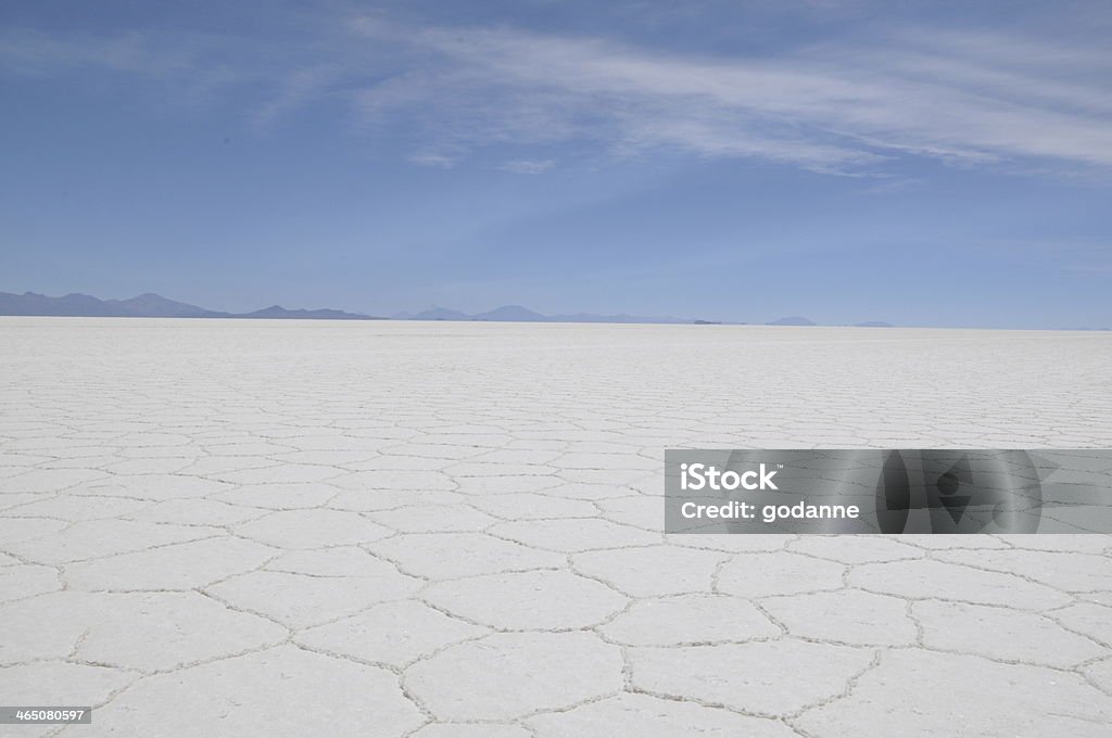 Salt flats Salar de Uyuni in Bolivia Adventure Stock Photo