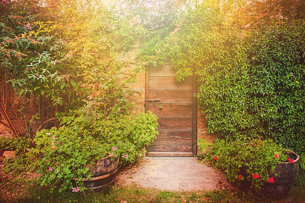 istock The door to the magic world, Tuscany 465081950