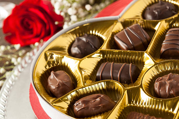 istock Box of Gourmet Chocolates for Valentine's Day 465082313