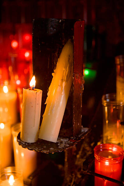istock Candles in the Monserrat Abby 465082689