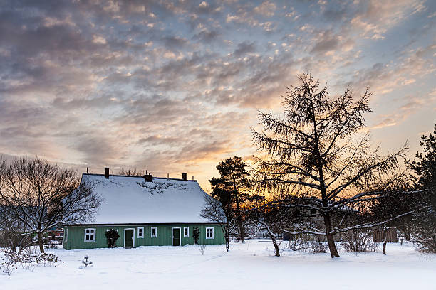 istock Building in Wiek with snow 465083040