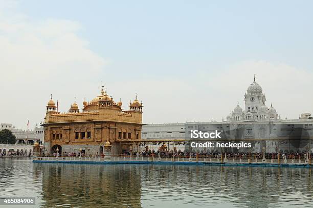 The Golden Temple Of Amritsar In India Stock Photo - Download Image Now - 2015, Amritsar, Asia