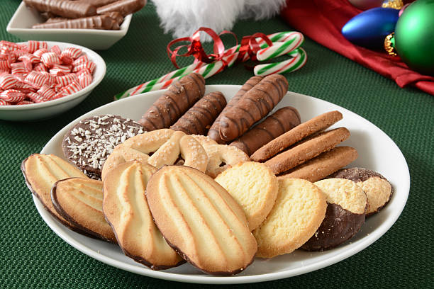 istock Christmas candy and cookies 465085640