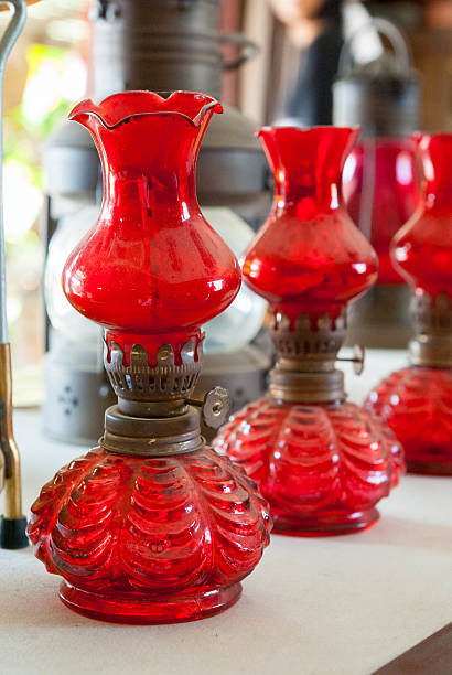 istock Old antique kerosene lamp. 465085992