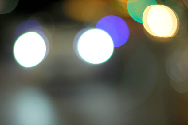 istock Blurred of car in city at night 465086796