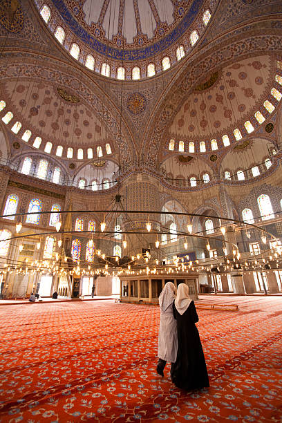 istock Interior of Sultanahmet Mosque - Istanbul Turkey 465086886