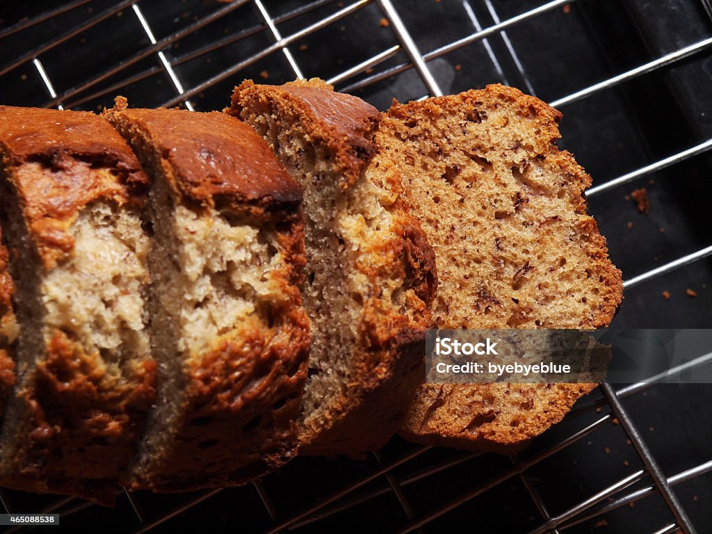 Banana Bread Banana Bread Cake, homemade bakery 2015 Stock Photo