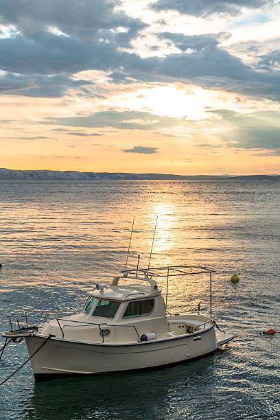 istock Landscape with boats and sea 465088586