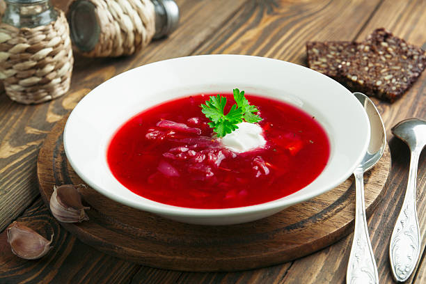 istock Borsh. Russian traditional dish 465088627