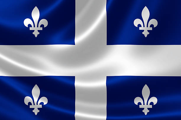 istock Quebec Provincial Flag of Canada 465090766