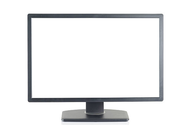 istock Blank white high definition monitor 465090876