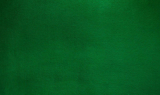 Background of Kelly green with leather texture