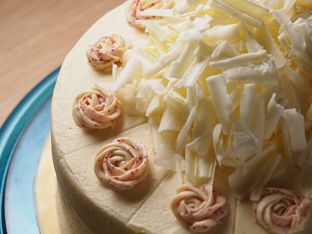 istock Cream cheese cake, homemade bakery 465091474