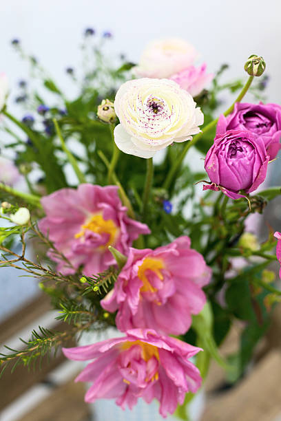 istock Amazing rose tulips in vase 465091732