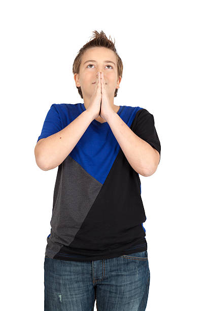 istock Handsome child doing different expressions in different sets of clothes 465092730