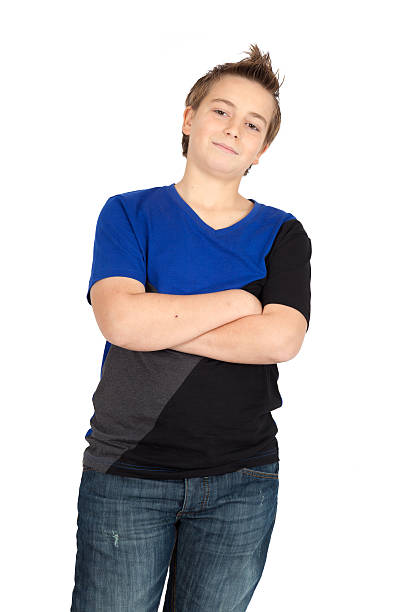 istock Handsome child doing different expressions in different sets of clothes 465092744