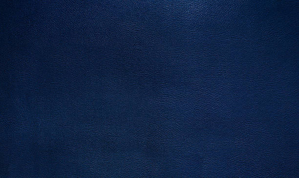 blau leder-textur hintergrund  - leather stock-fotos und bilder